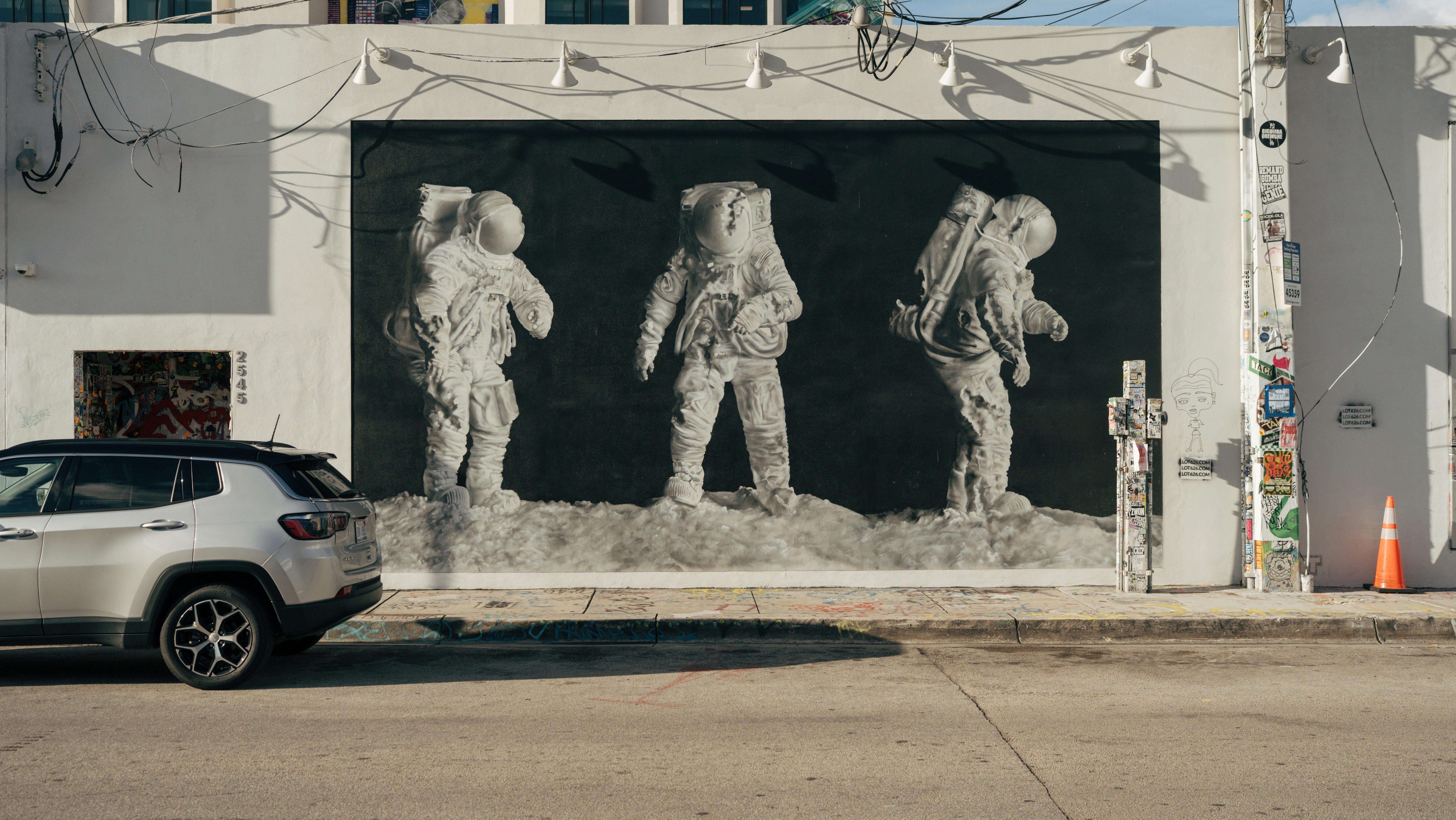 Creative murals are all over the Wynwood walls