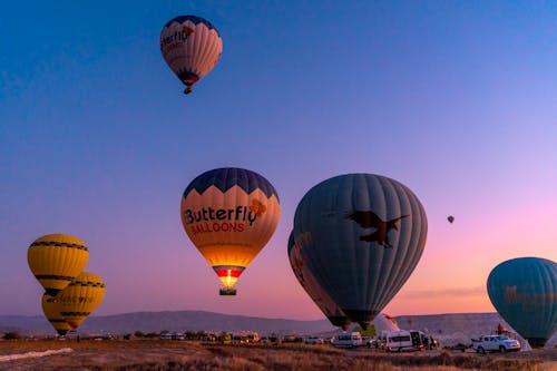 Free Hot Air Balloon Festival Stock Photo