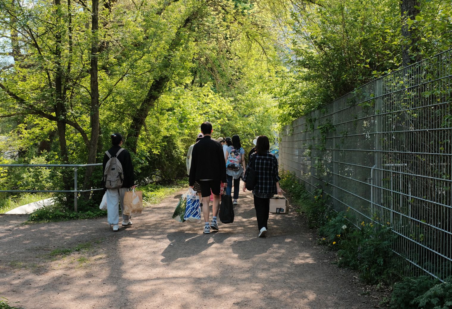Wooburn Green — student move with boxes and a van