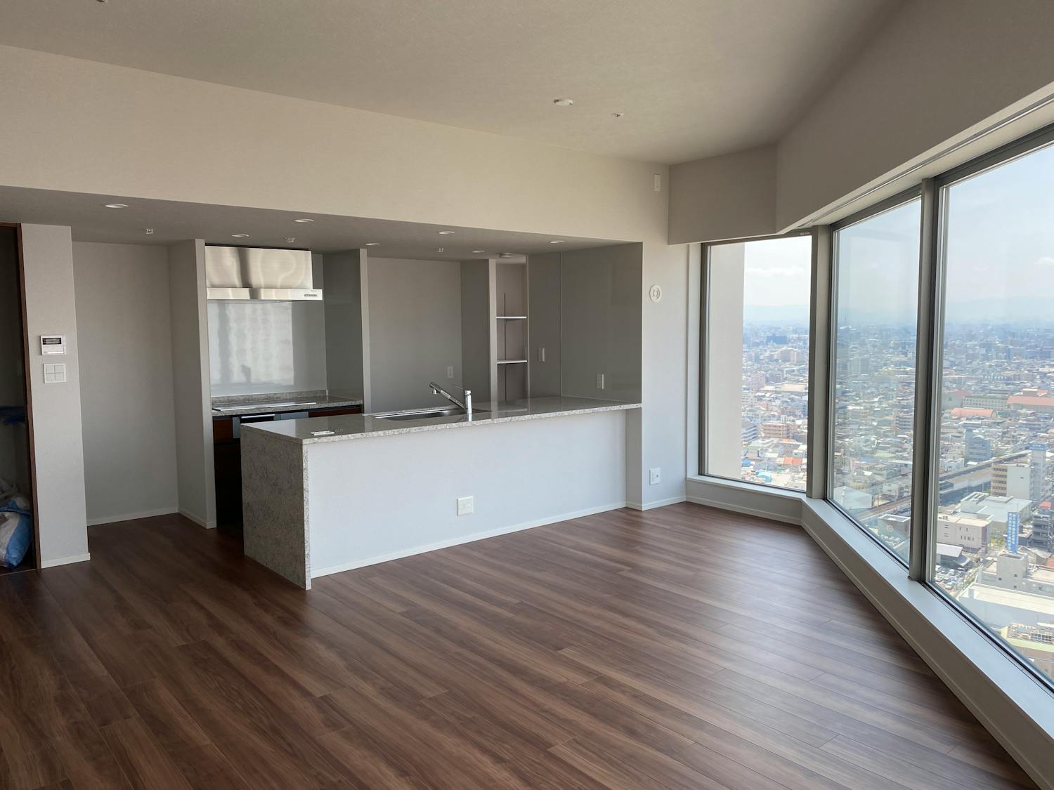 Modern Los Angeles high-rise apartment view