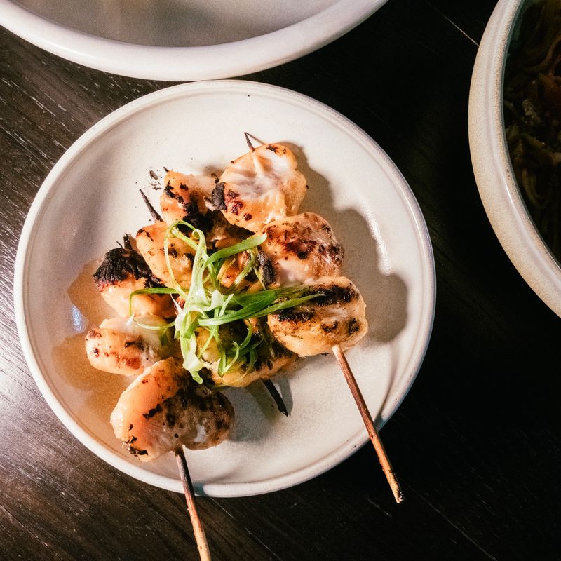 Korean Short Rib and Scallion Skewers