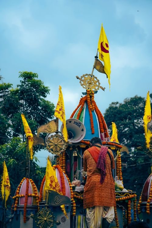 Procession Photo Colorful Indian Cultural Festive Procession · Free Stock Photo