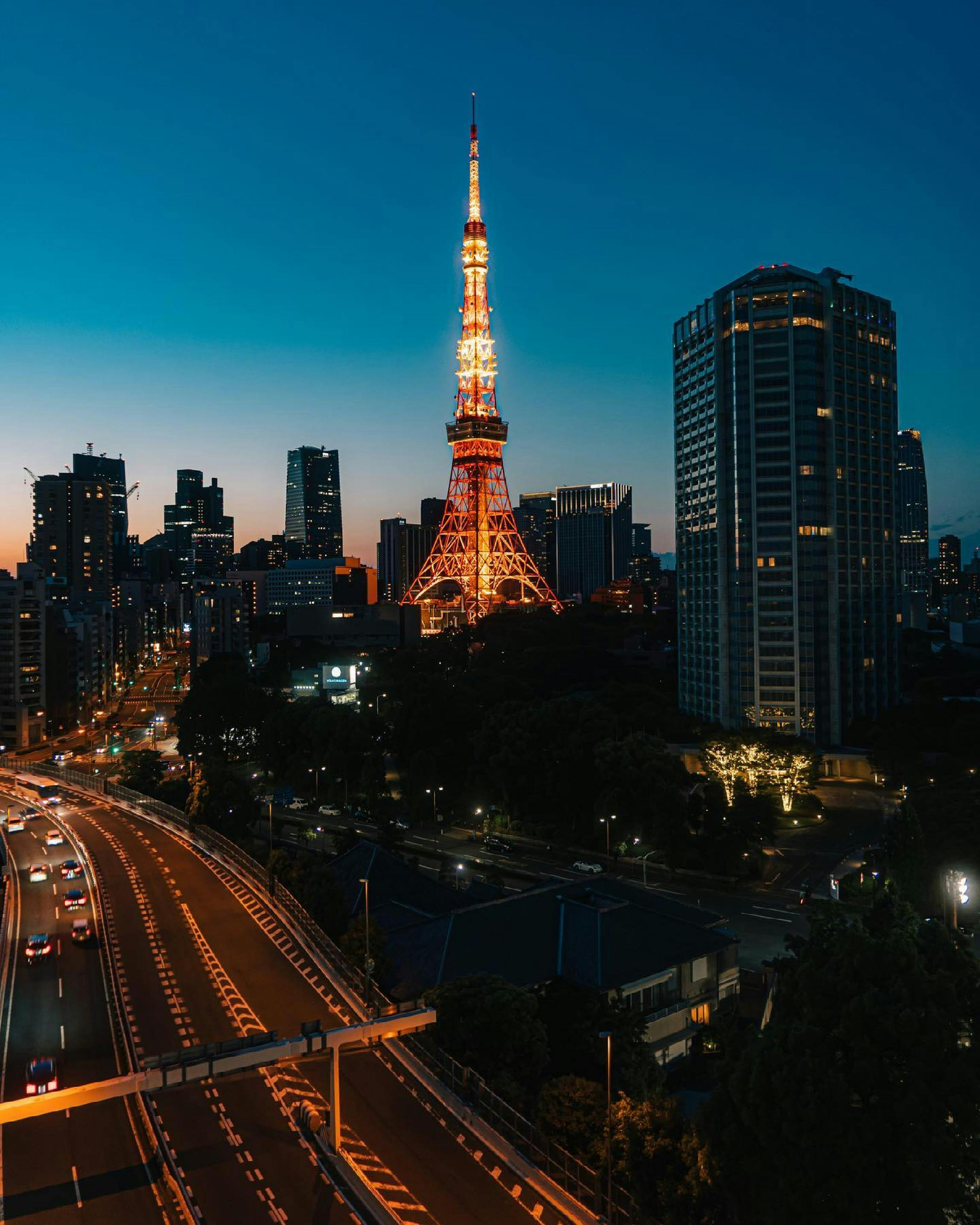 Tokyo Skytree Illuminated at Night · Free Stock Photo
