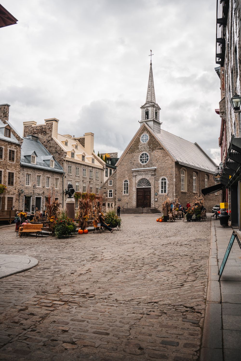 Quebec Background Old Quebec City's Historic Royal Square Scene · Free Stock Photo