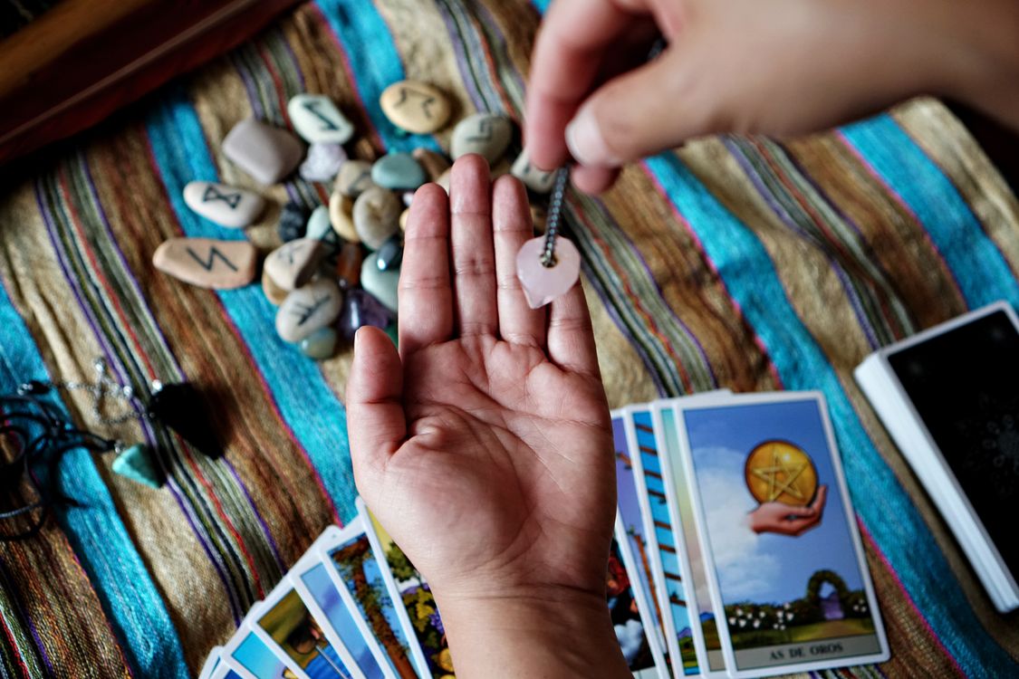Mystical Tarot Card Reading with Pendulum · Free Stock Photo