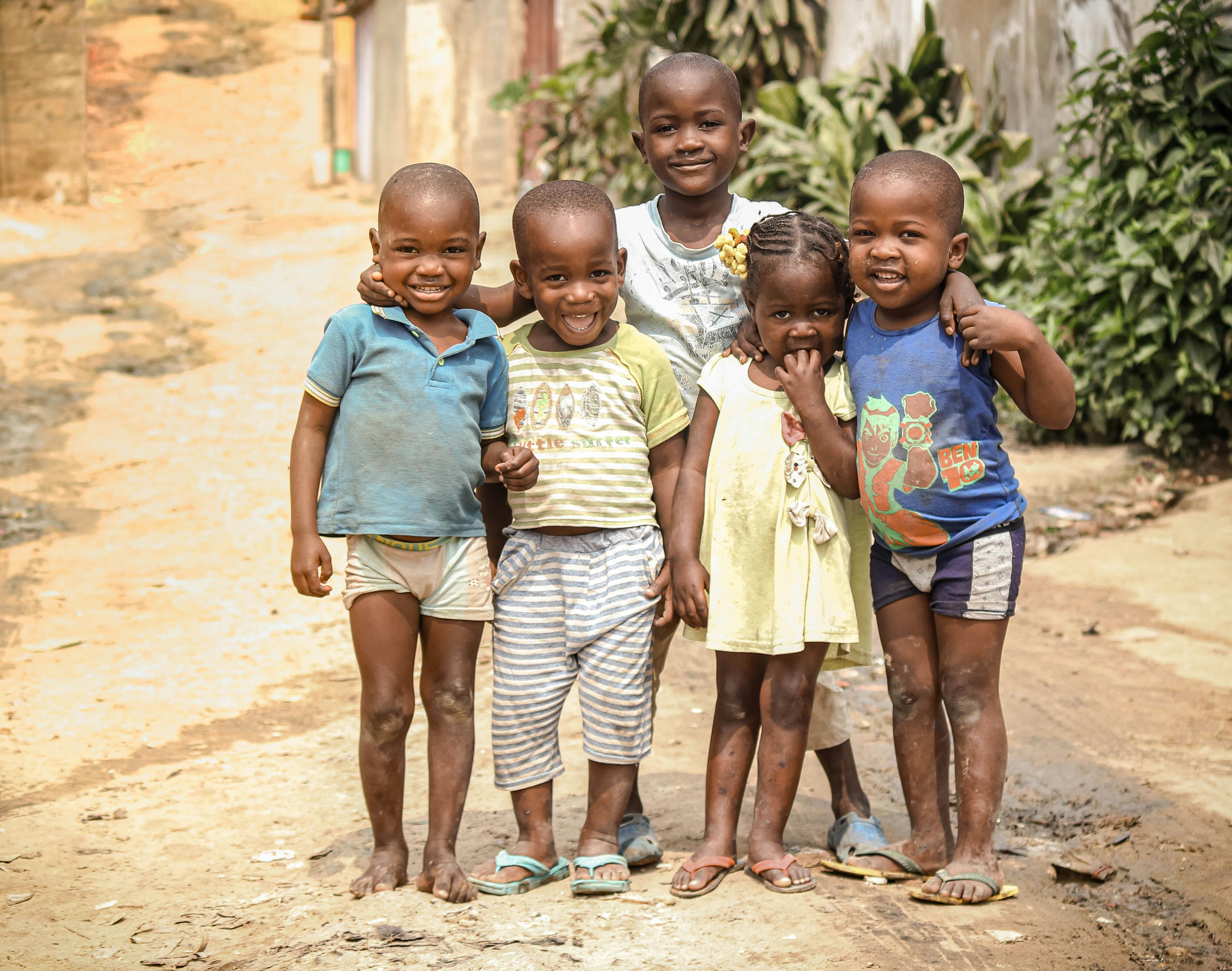 Free stock photo of abc, african children, be happy