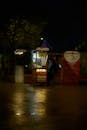 Nighttime Street Food Vendor in Degirmendere