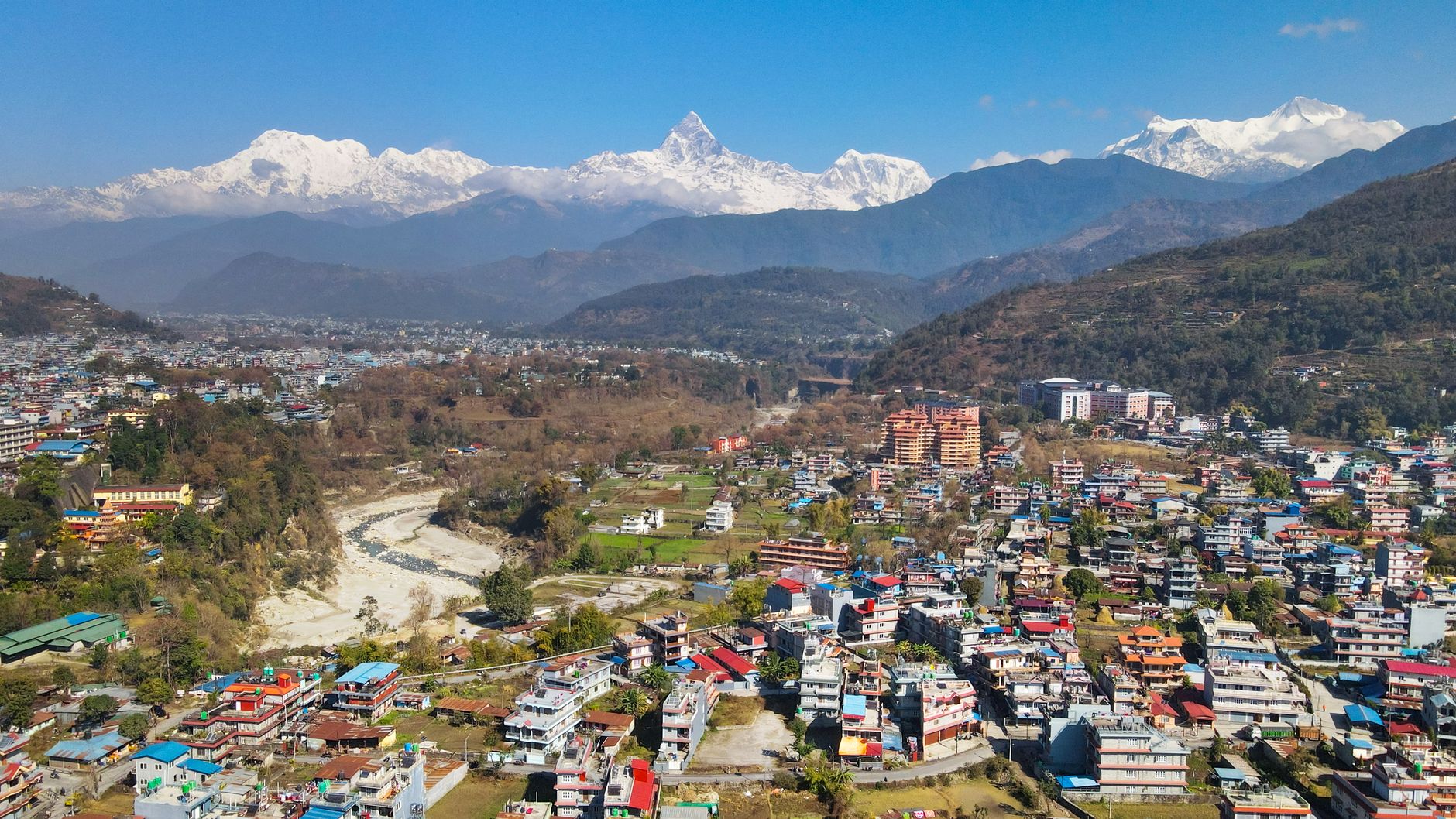 Pokhara cityscape