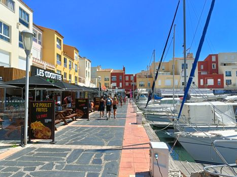Free stock photo of agde, high rises, village