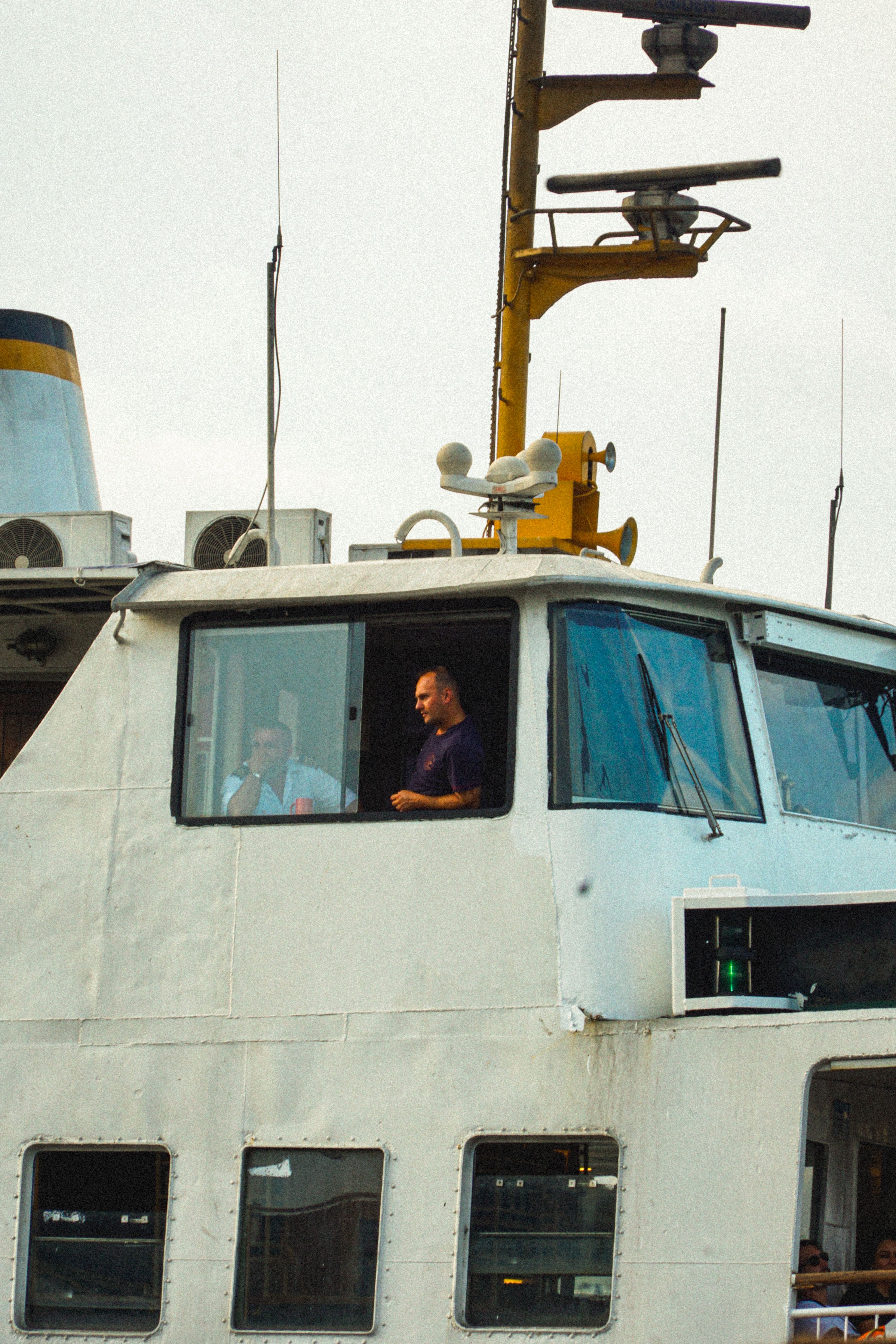 Captains in the Cabin of Large Ship at Sea · Free Stock Photo