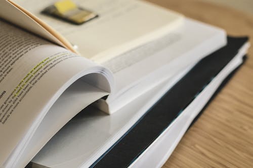 Free Close Up of Photo of Books Stock Photo