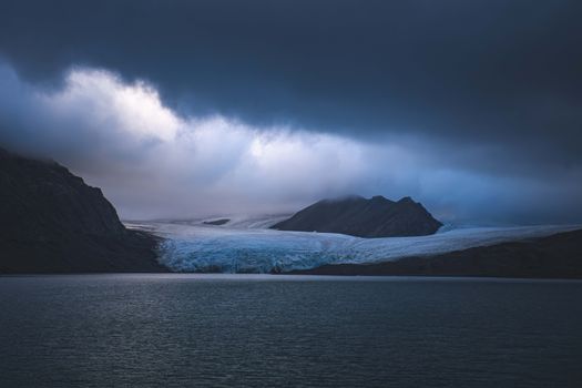 Polar bear zodiac sighting — Svalbard