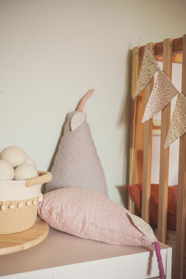 Cozy nursery corner with soft decor