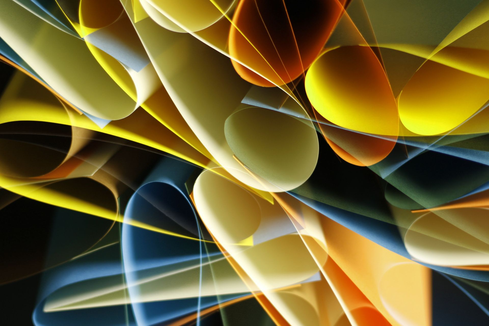Vibrant abstract image featuring dynamic shapes and colors, creating a modern artistic impression.