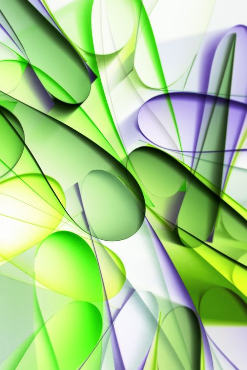 Free Vibrant abstract art with green and purple shapes showcasing modern design in Guaratuba, Brazil. Stock Photo