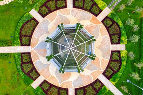 Bird's Eye View Of Green House