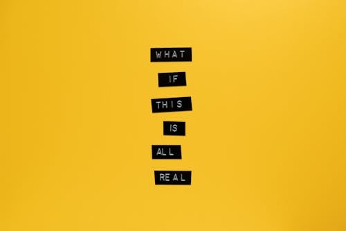 What Is This Is All Real Text With Yellow Background