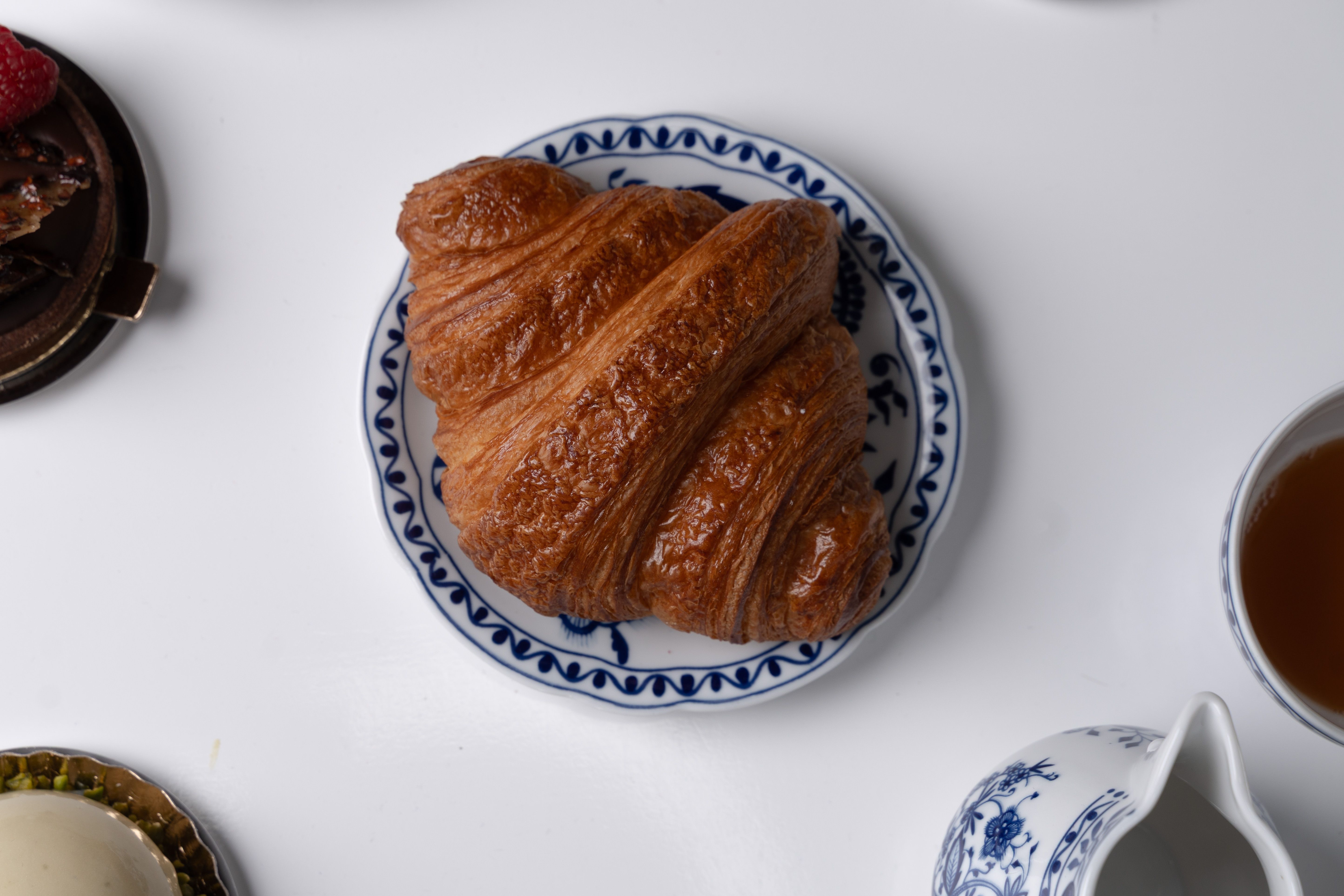 Honey Croissant with Flaky Layers