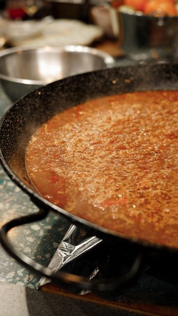 japanese cooking pan with broth
