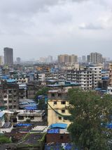 A densely built residential area, Mumbai