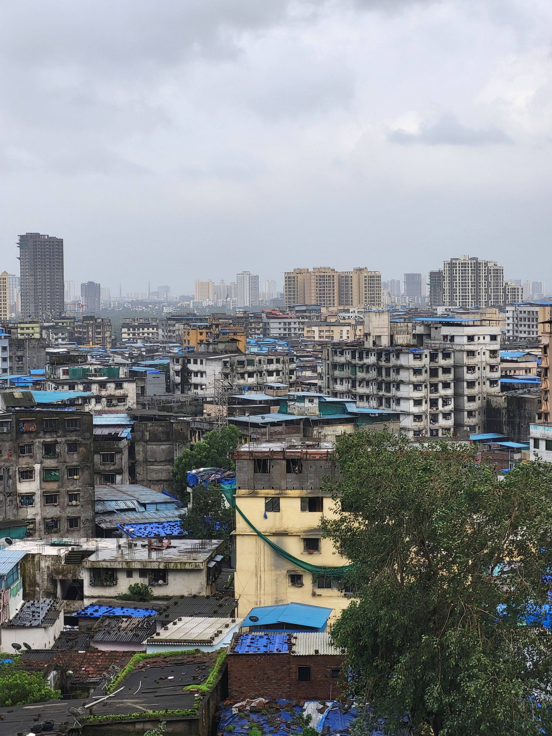Photo: Anilknhk A densely built residential area, Mumbai