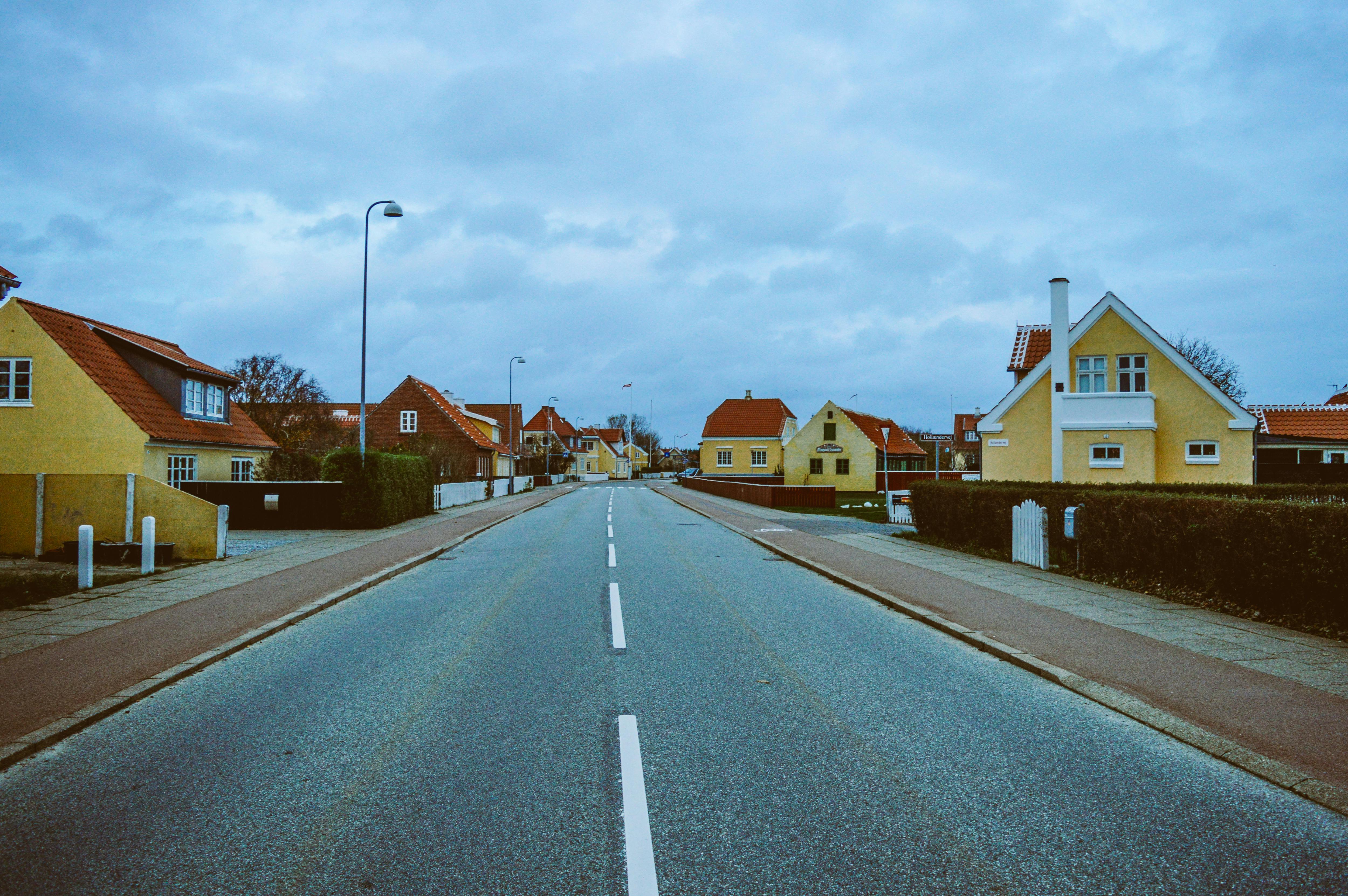 Kostenloses Foto zum Thema dänemark, häuser, straße