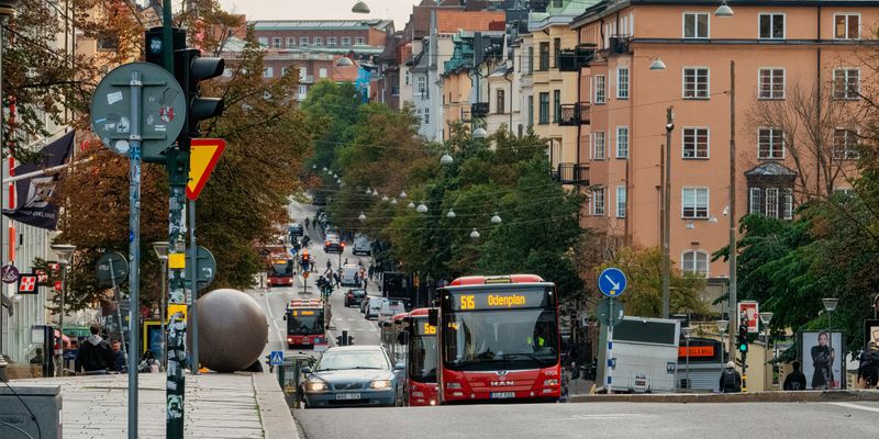 Una calle de Södermalm, en Estocolmo