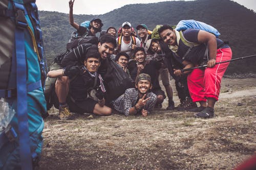 Foto d'estoc gratuïta de acampar, agrupar, alpinistes