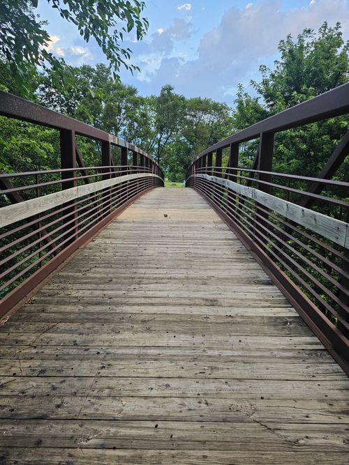 Free Trail Bridge  Stock Photo