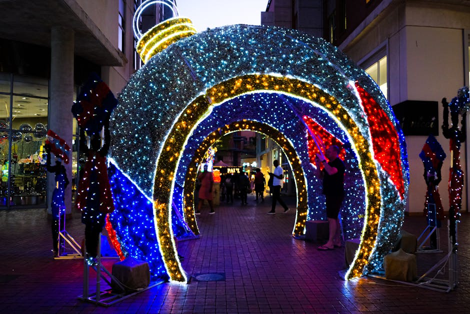 Holiday lights display in london, ontario Free stock photo of christmas, christmas decoration, christmas lights