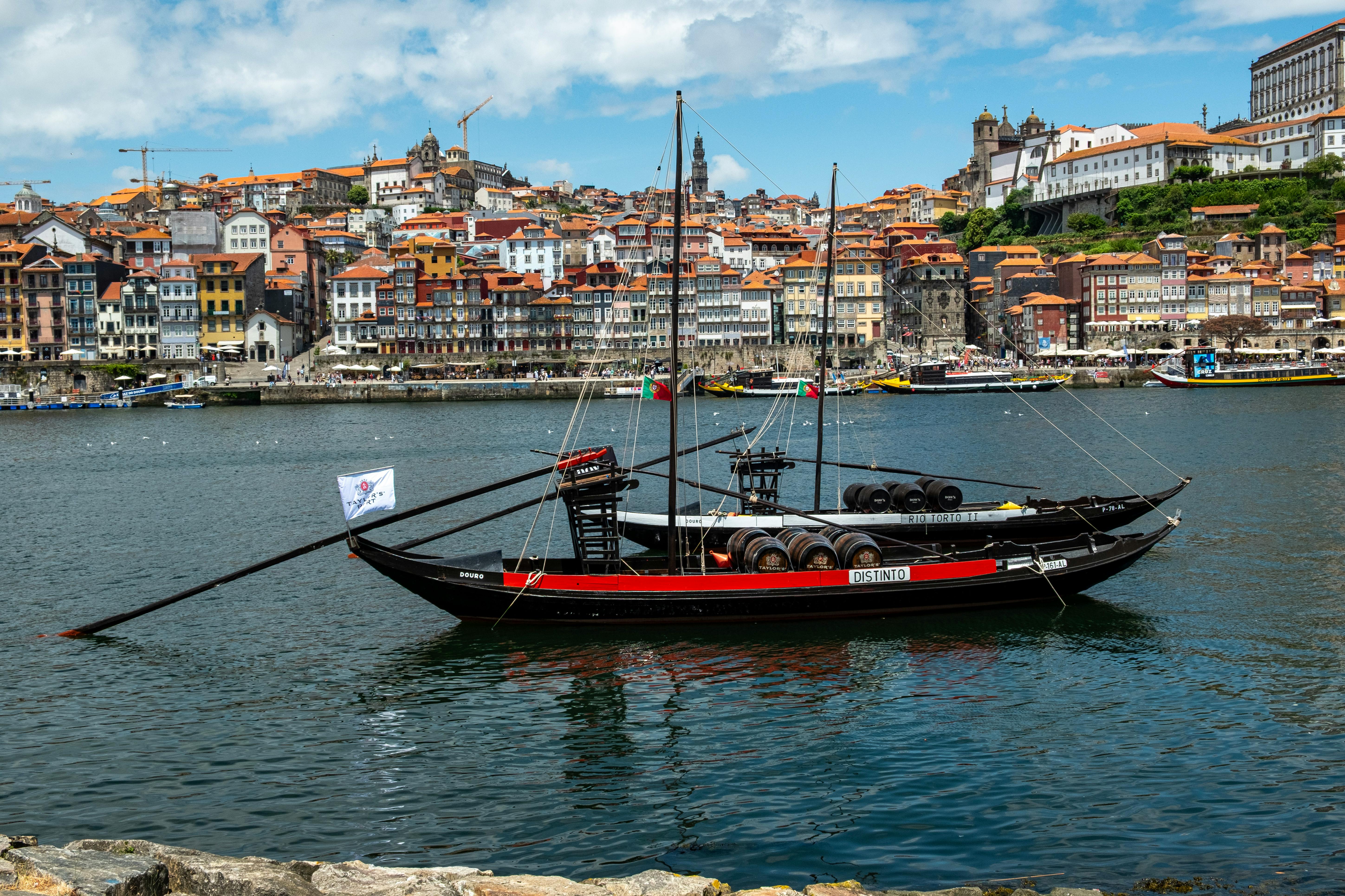 Barco Rabelo on Douro River in Vila Nova de Gaia · Free Stock Photo