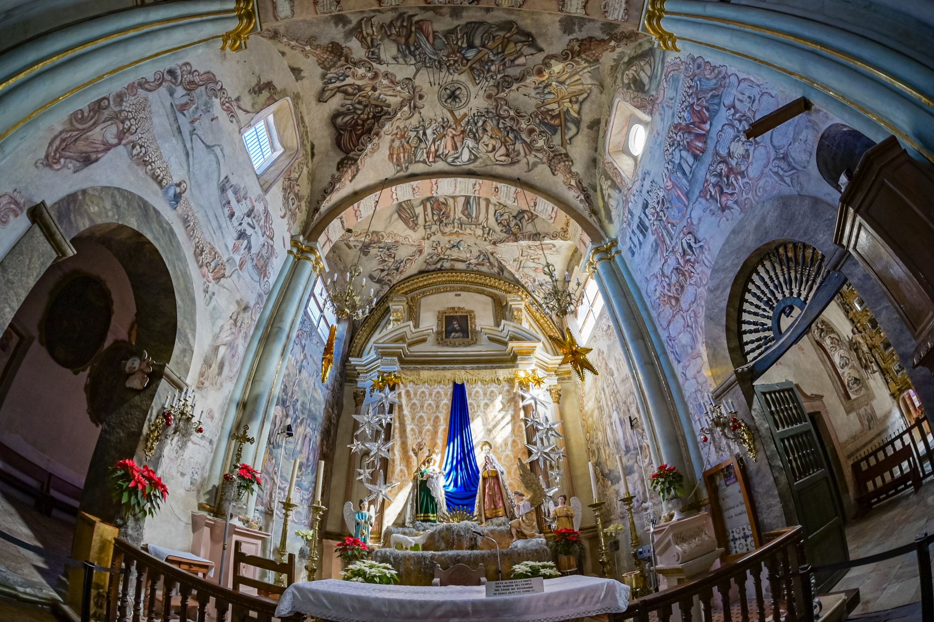 atotonilco sanctuary chapel mexico baroque interior murals UNESCO