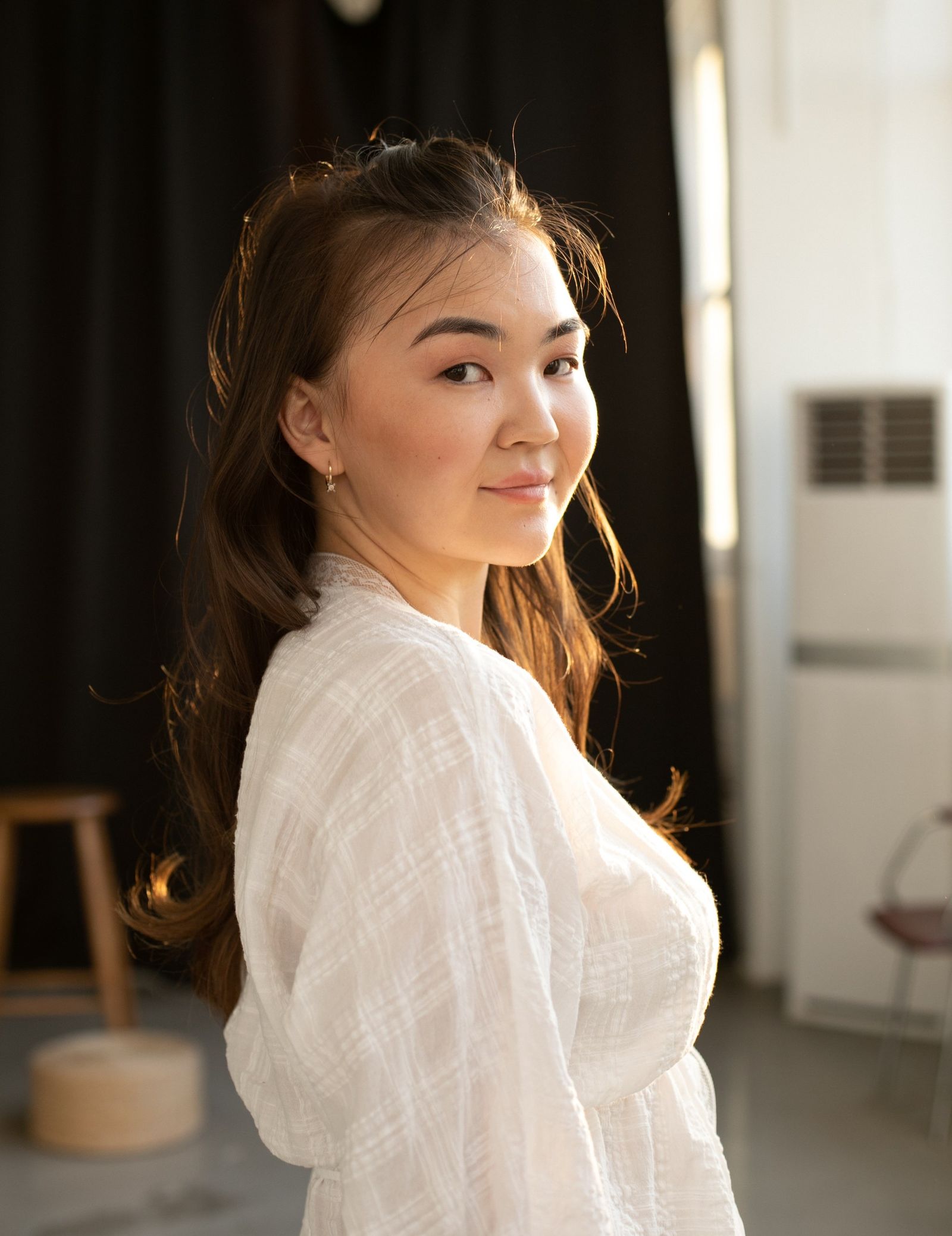Stock portrait illustrating the fictional Mira persona