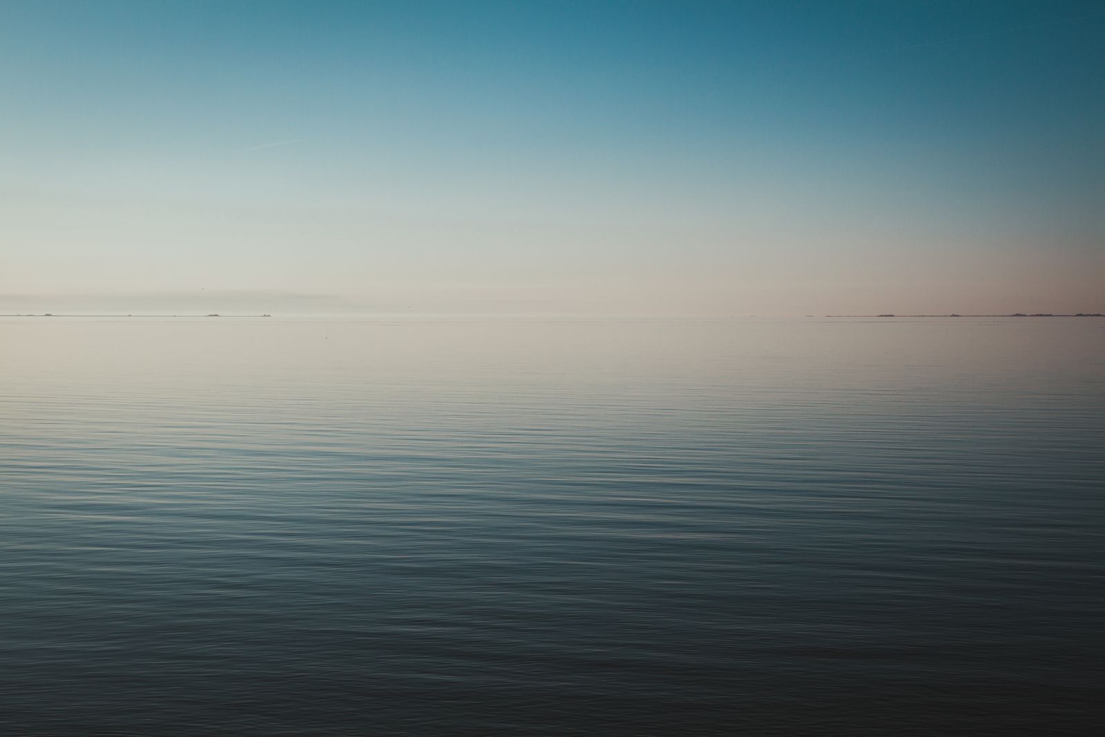 Horizon marin au matin