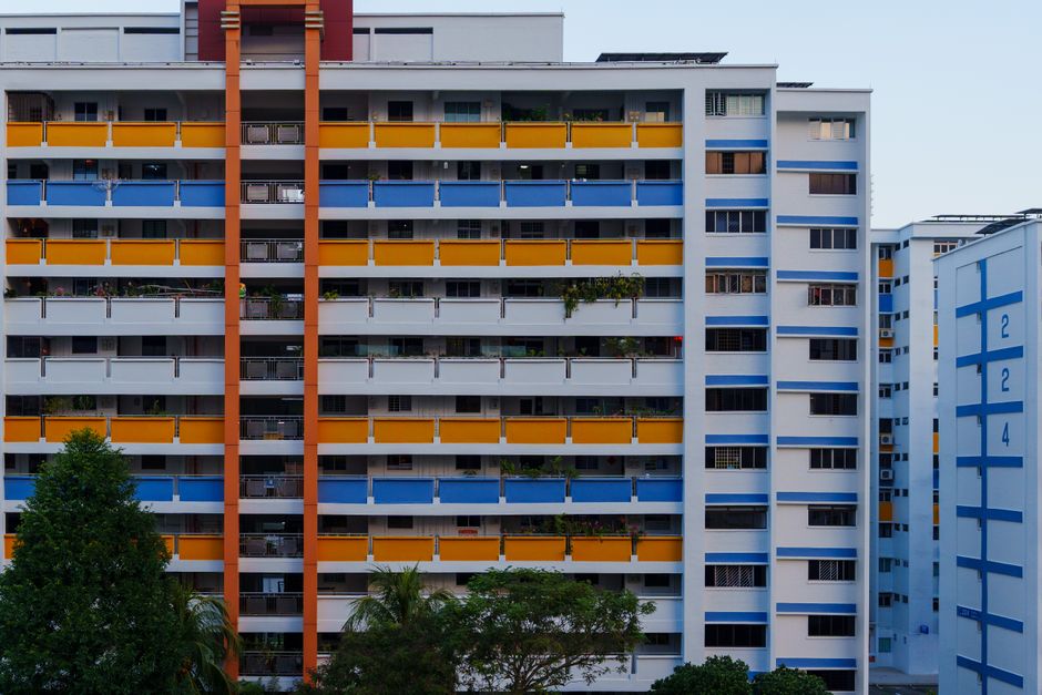 public housing apartment complex
