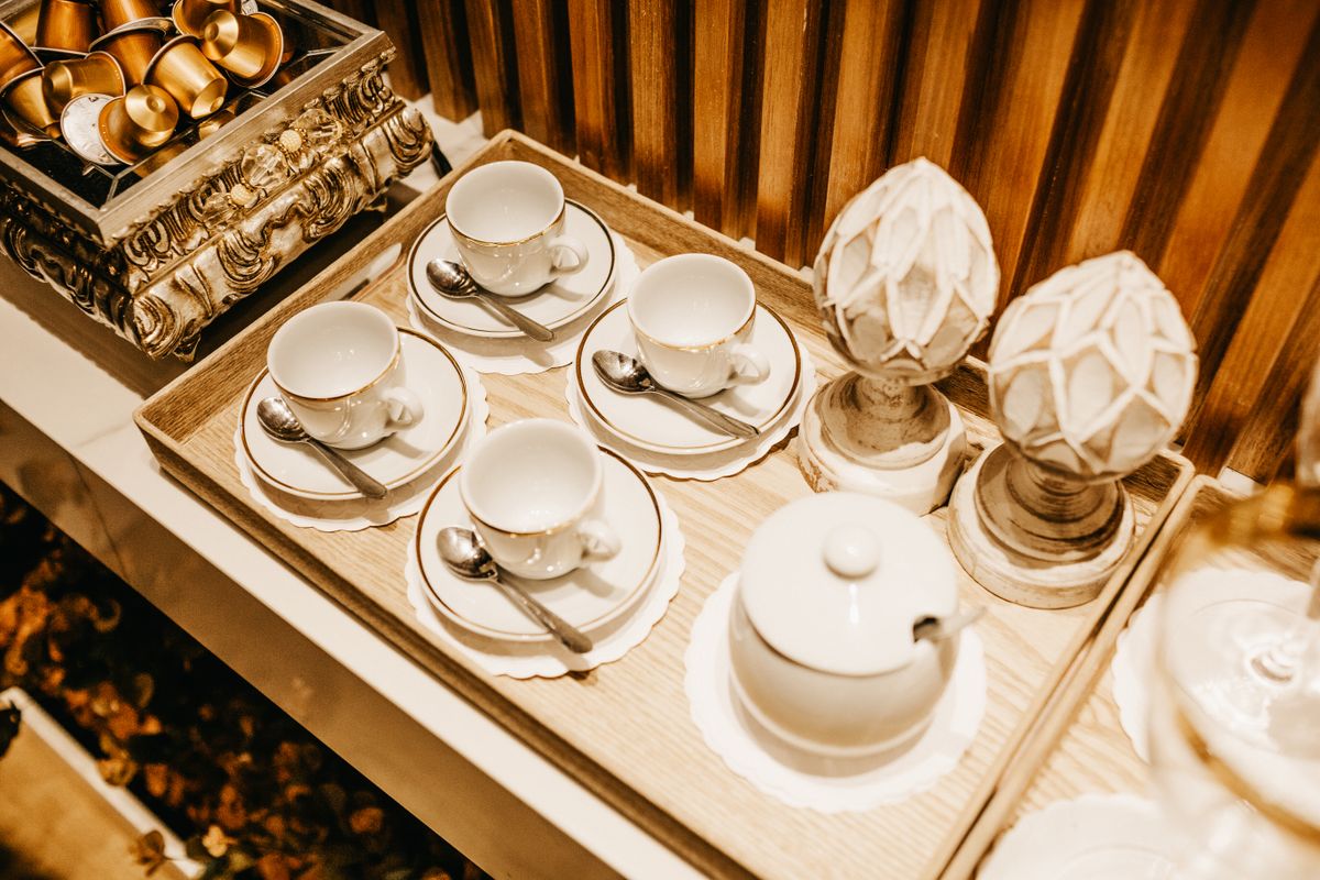 A table set for slow moments