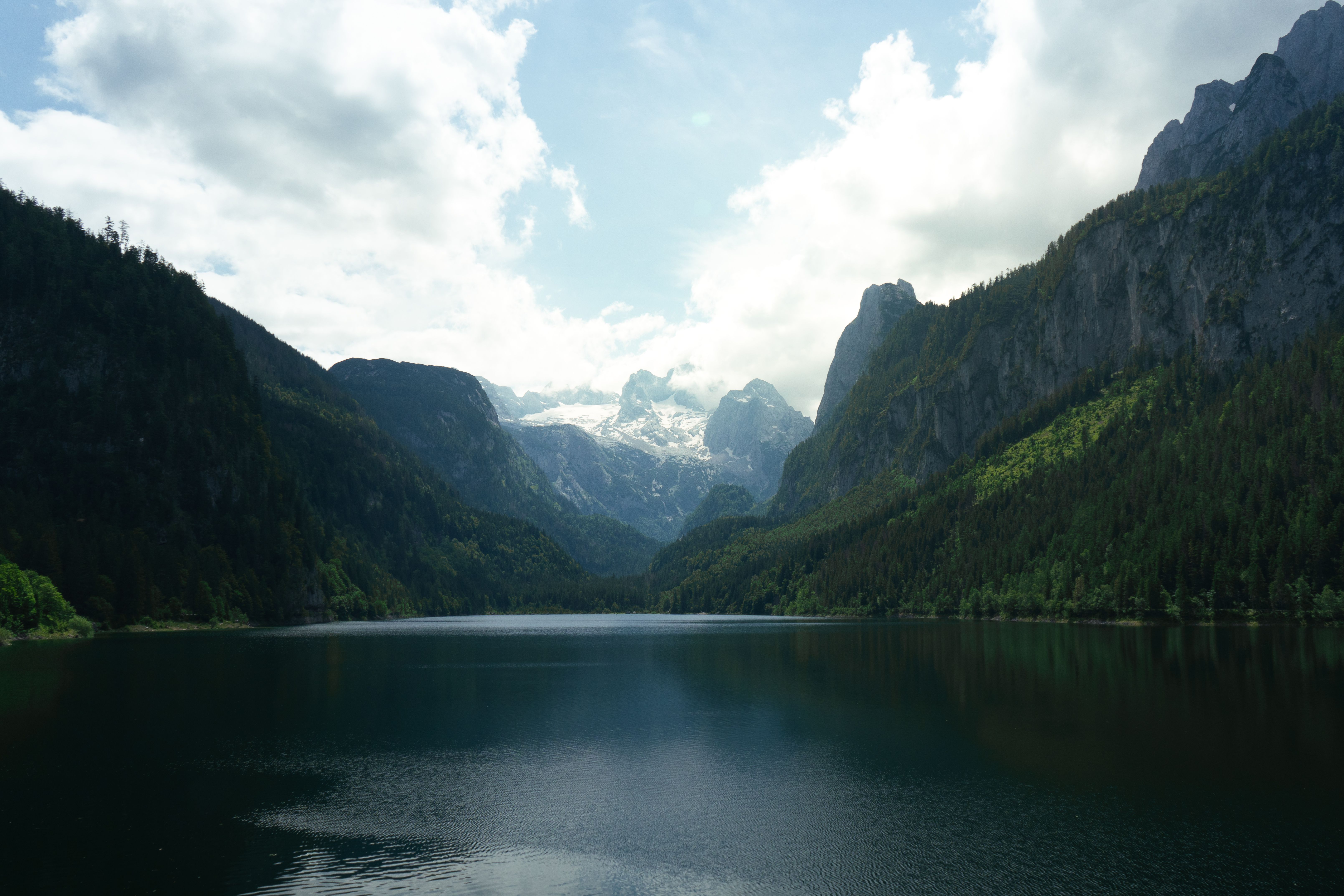 Scenic Mountain Lake with Dramatic Sky · Free Stock Photo