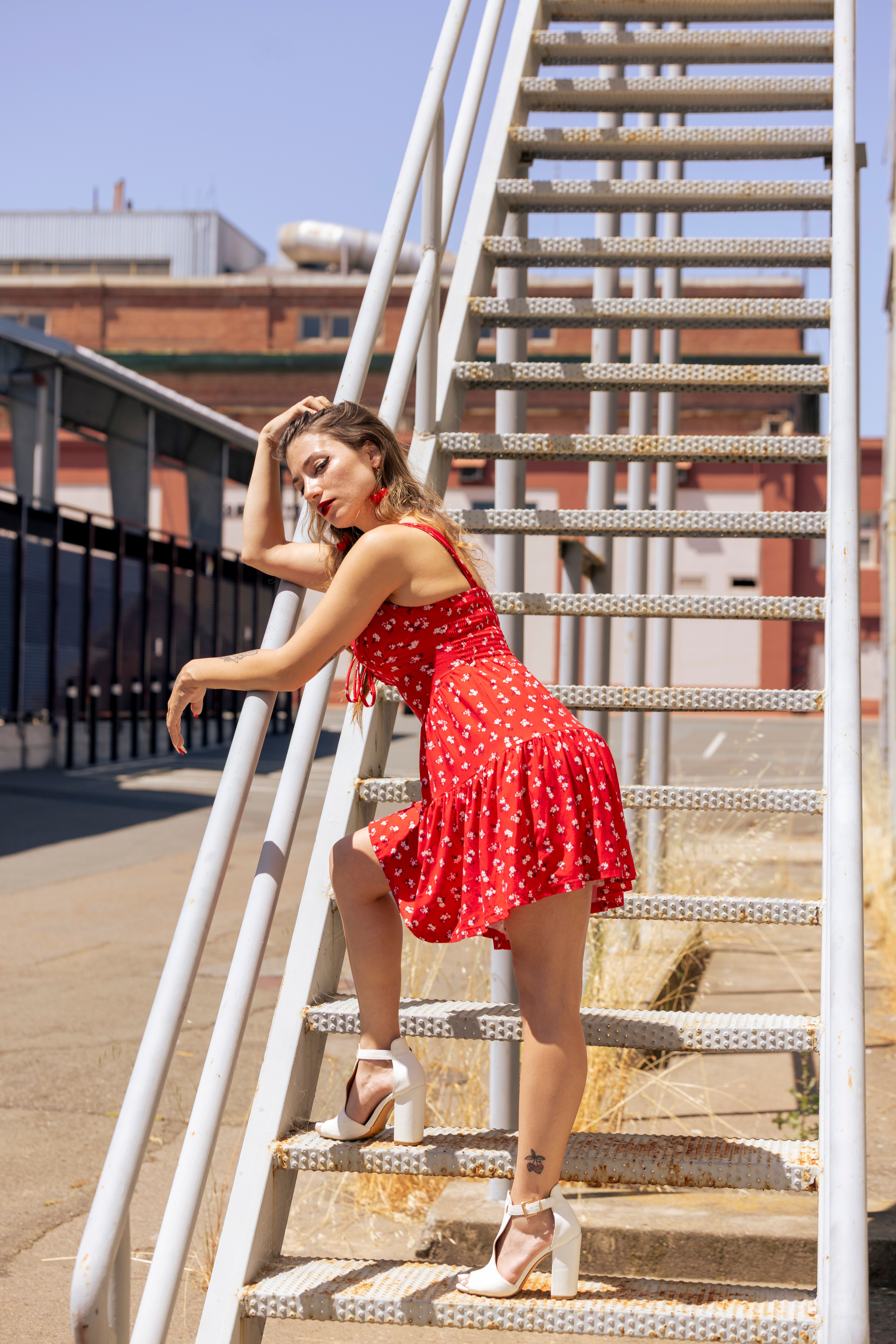Vestido Floral Vermelho