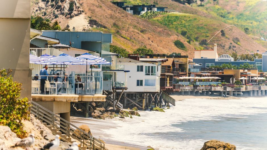 Hollywood felett: a Getty Villa rejtett kertjei – Malibu oceanfront restaurant dining California