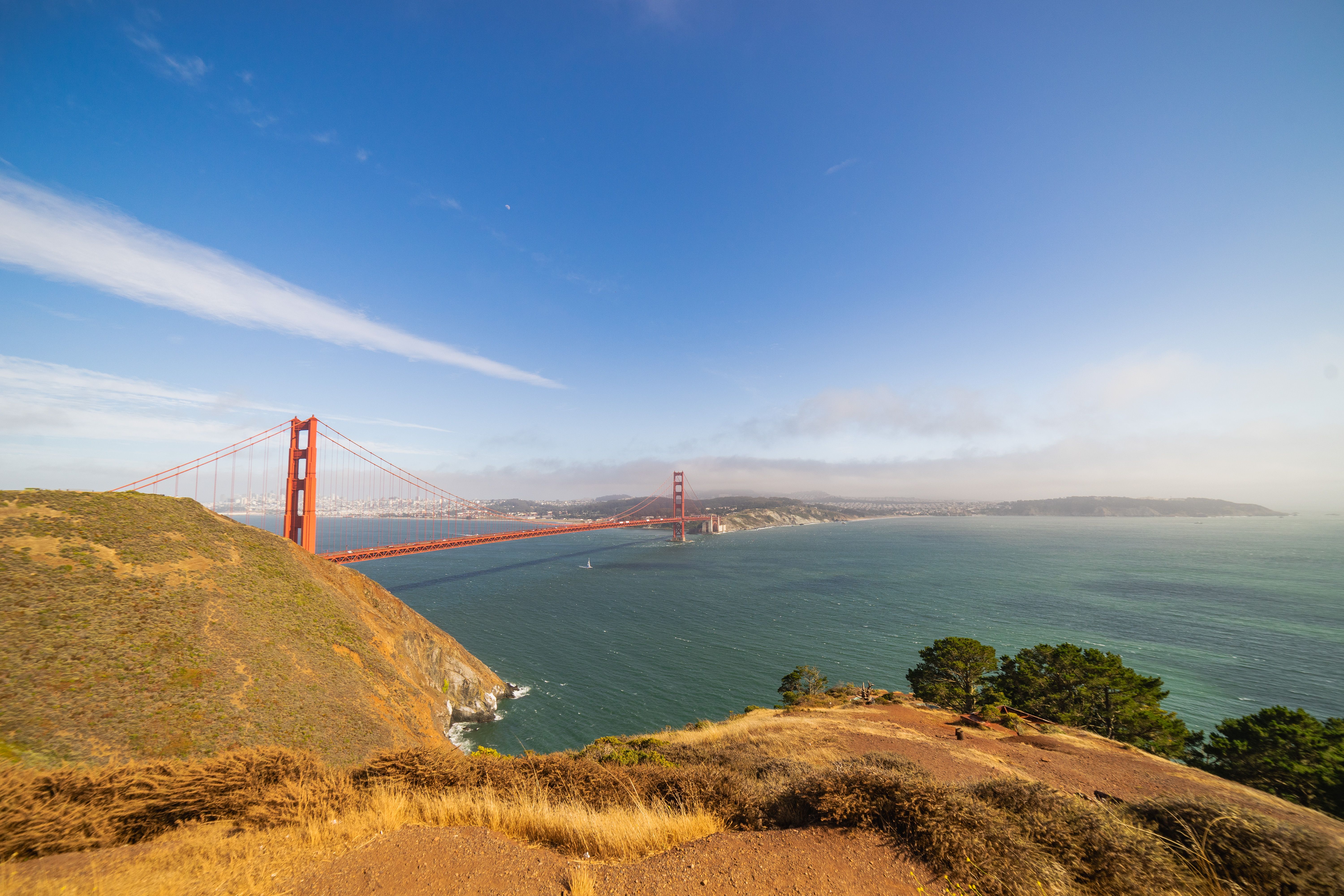 Golden Gate Bridge on a Clear Summer Day · Free Stock Photo