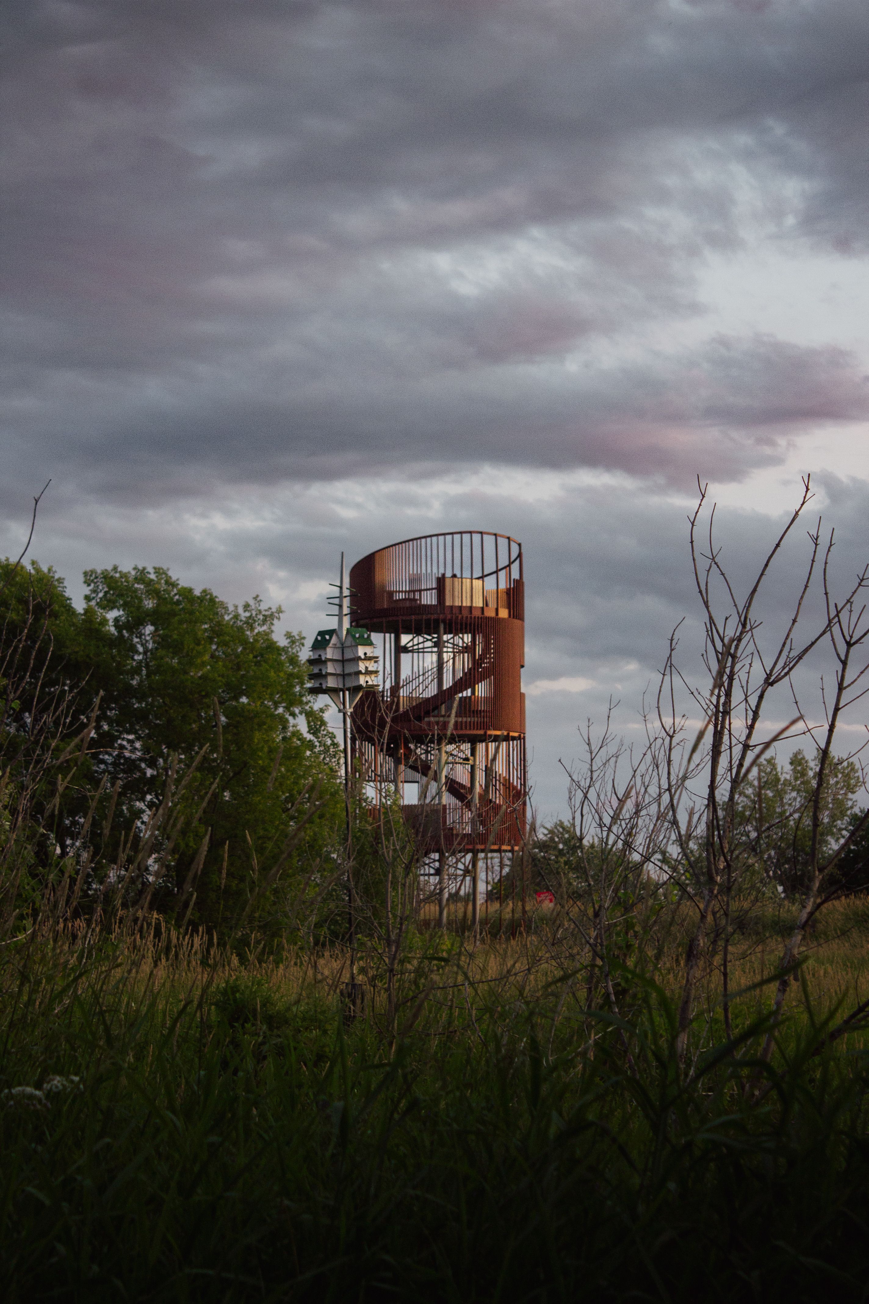Rustic Spiral Staircase Tower in Nature · Free Stock Photo