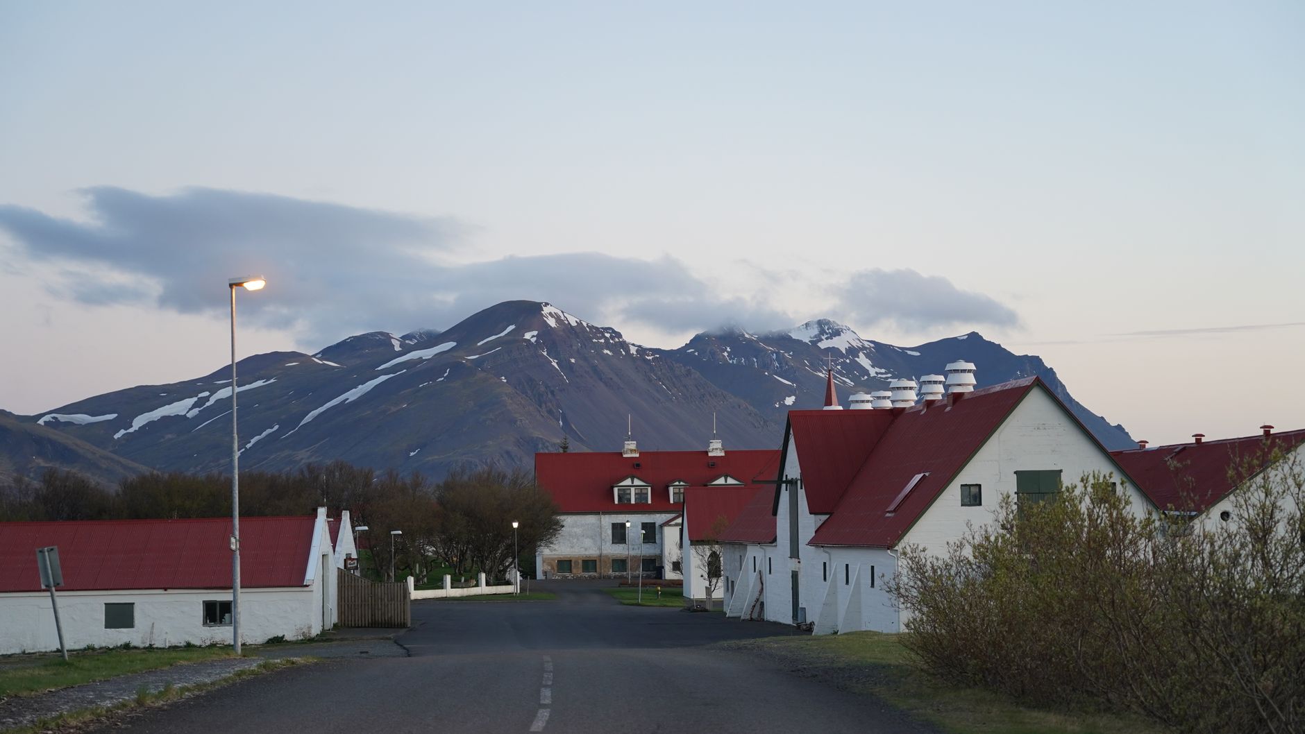 Ring Road curving through east Iceland fjords