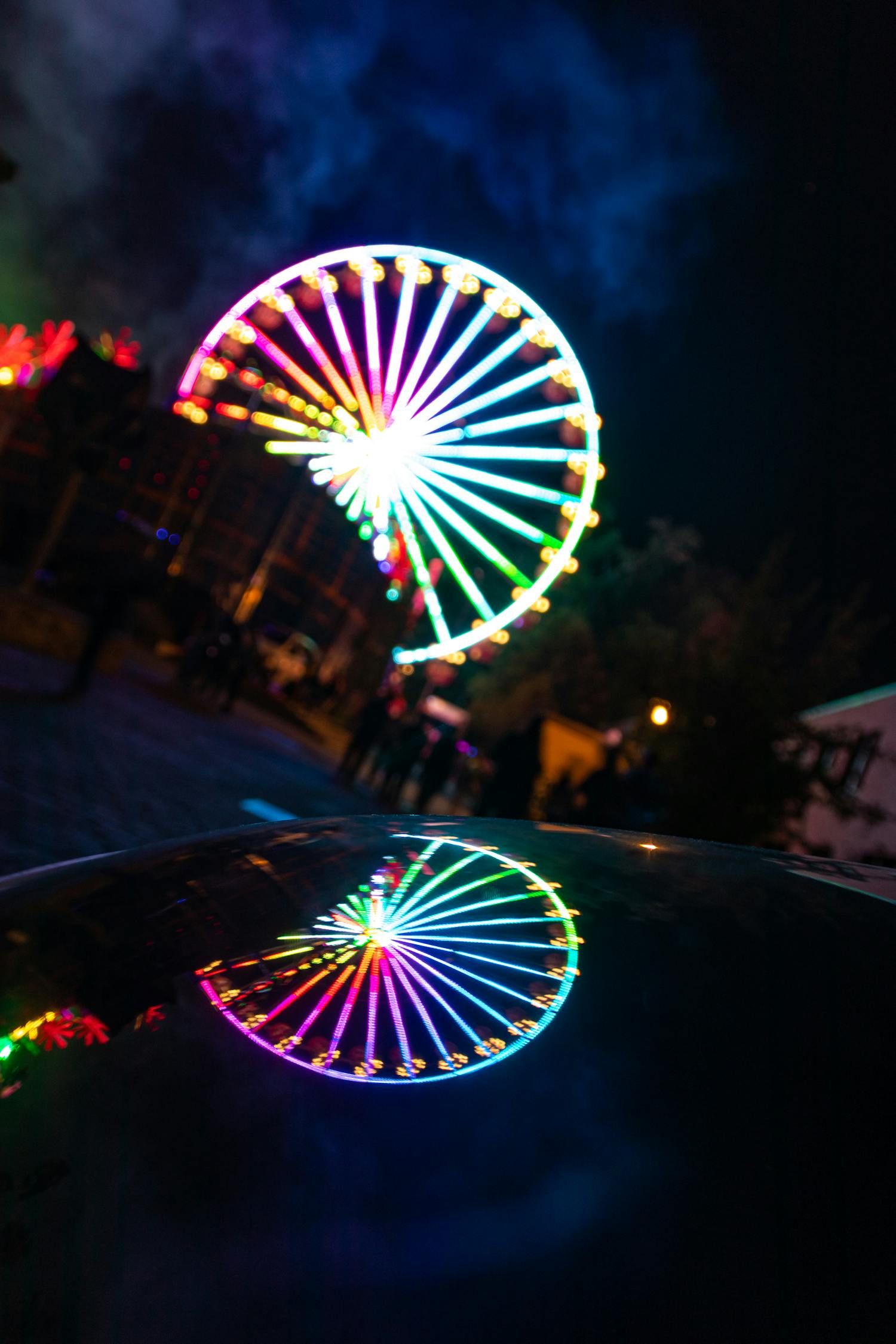 Photo Of Ferris Wheel During Evening