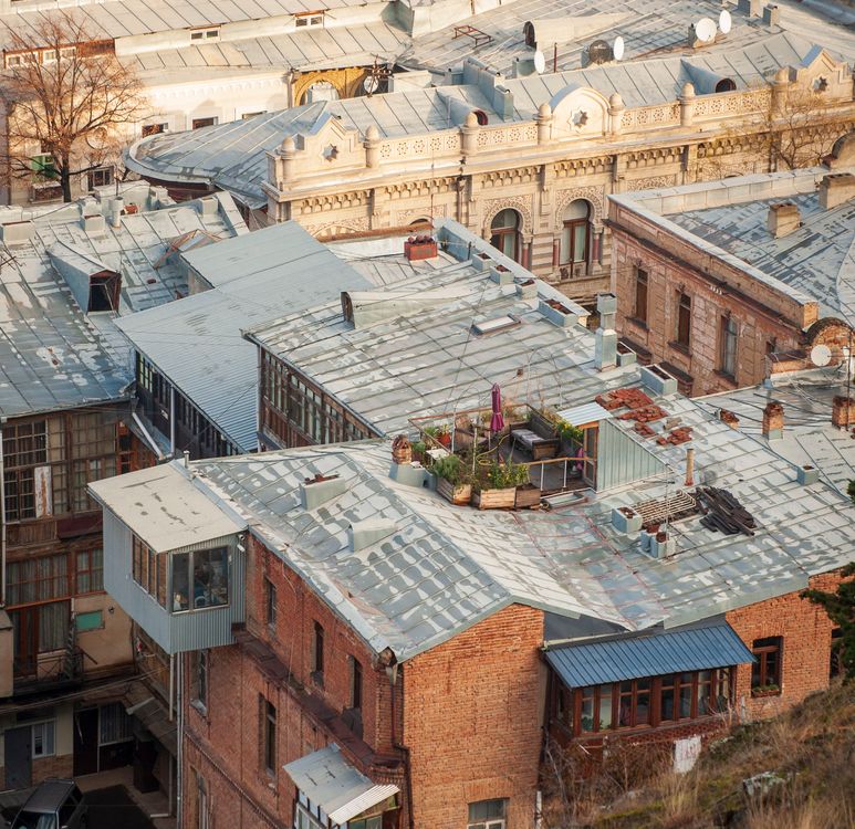 Old 4th Rooftops Aerial View of Historic Rooftops in Urban Setting · Free Stock Photo