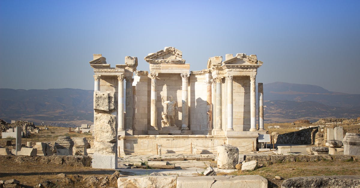 Explore the ancient ruins of Aphrodisias, showcasing classical Greek architecture in Turkey.