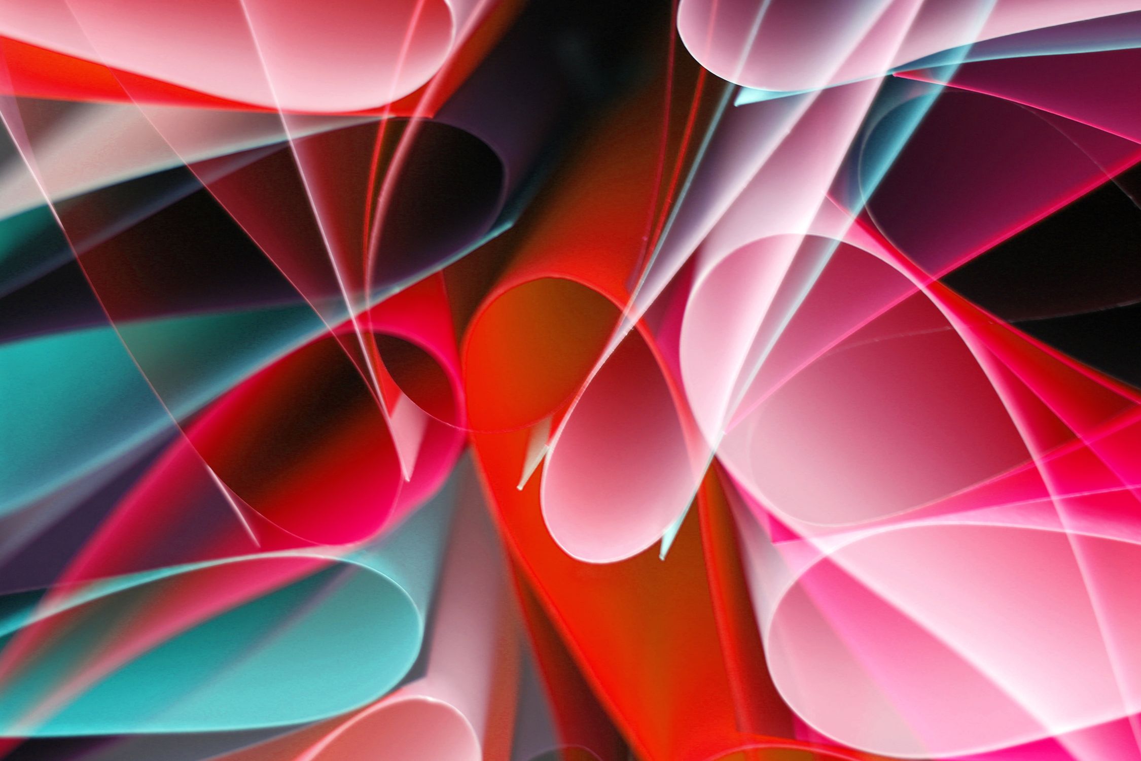 Vibrant Abstract Light Patterns in Motion · Free Stock Photo