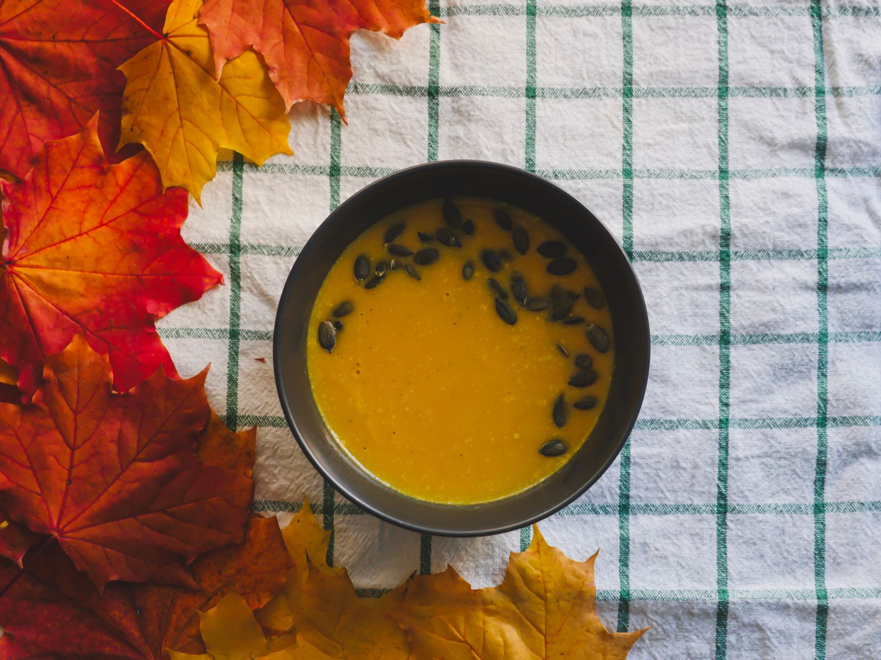 Soupe de butternut au gingembre pour l'automne