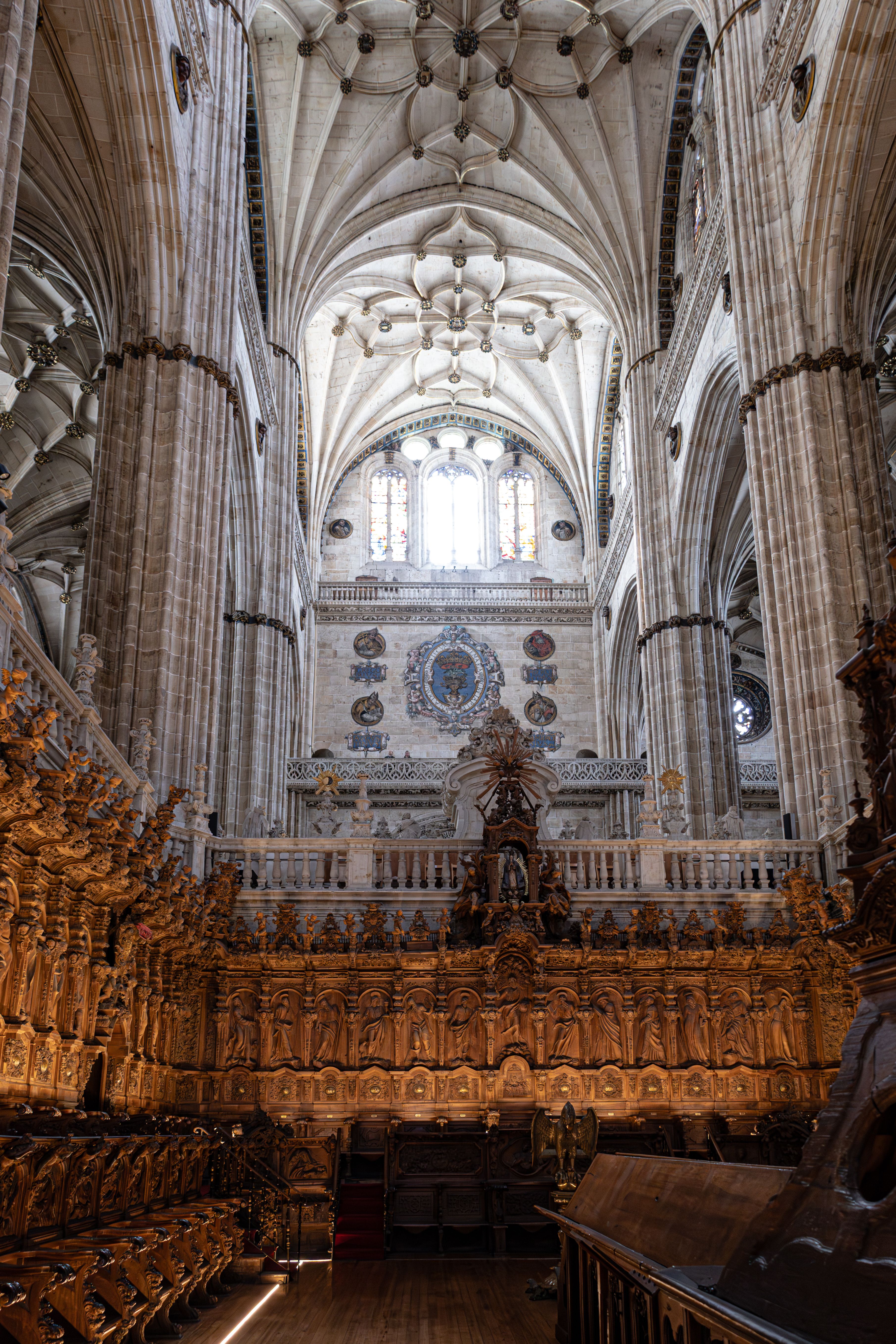 Majestic Gothic Cathedral Interior with High Vaulted Ceilings · Free ...