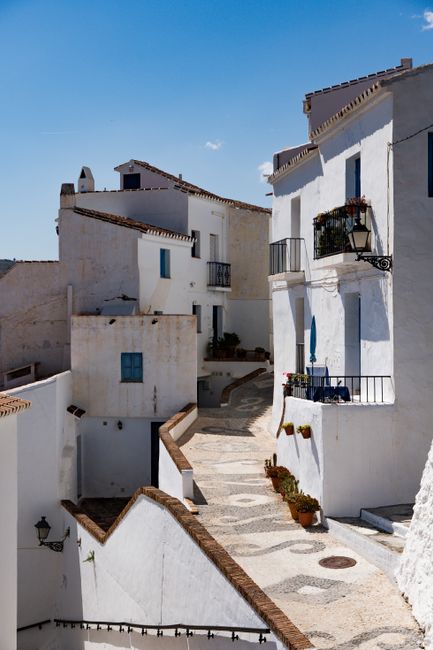 Discover the old-world charm of Frigiliana's cobblestone streets in Andalusia, Spain.