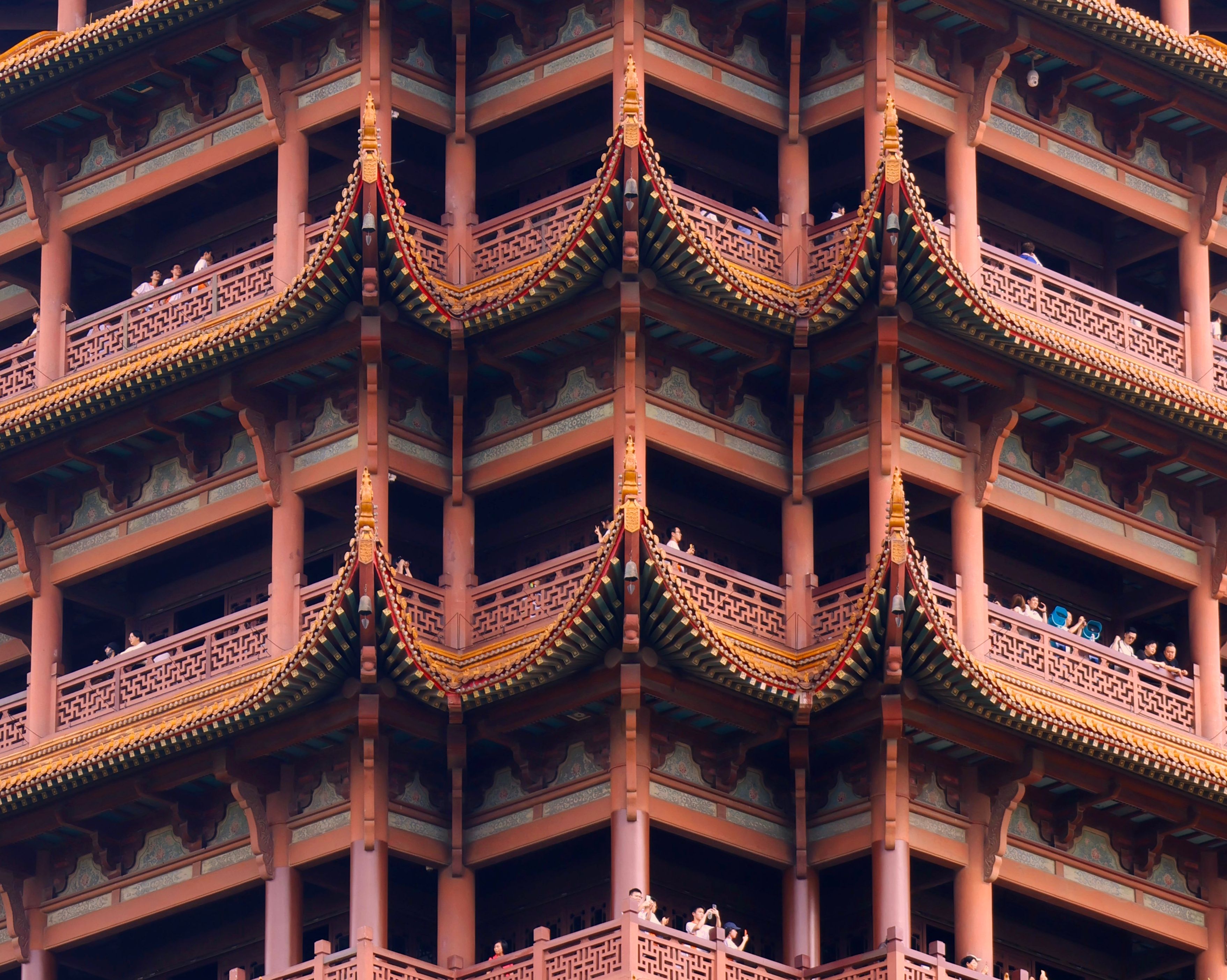 Close-Up of Traditional Asian Architecture · Free Stock Photo